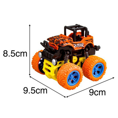 friction four big wheels monster car toys 360 Degree Rotate 4Wd Durable Friction Stunt Powered monster truck Car toy