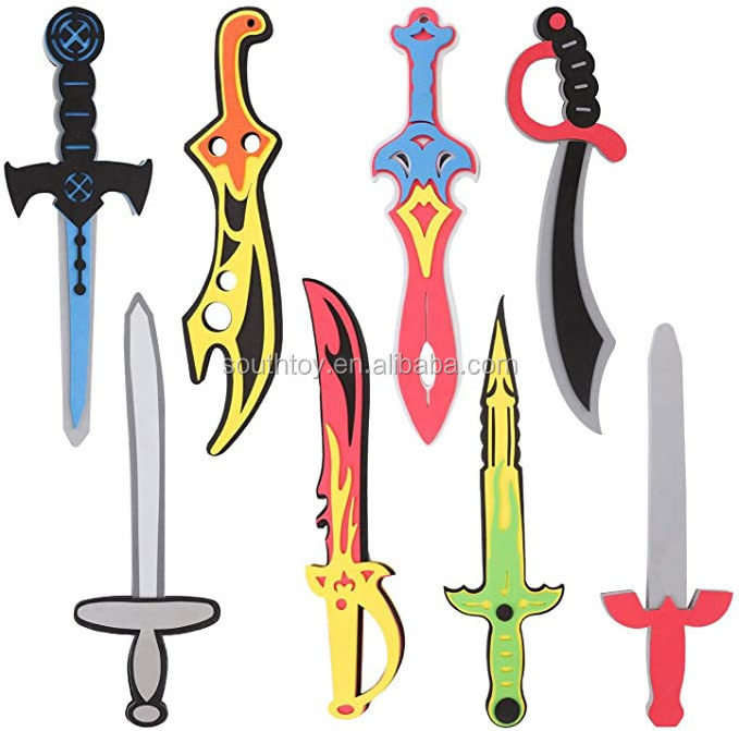 Kids Costume Role Play Pirate Warrior Viking Ninja Safe EVA Foam Swords Weapon Toys