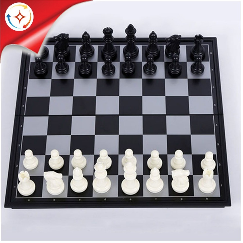 Hot Sale Educational Toy Magnetic Travel Chess Game Set With Folding Chess Board For Kids And Adults