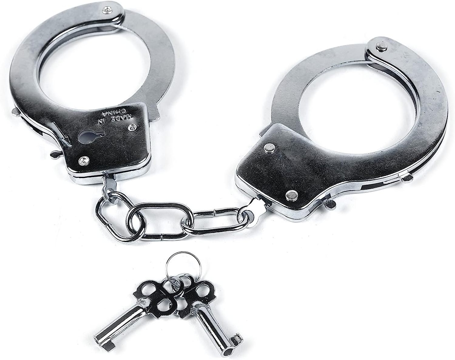 Western Handcuffs Role Play Toys Cowboy Sheriff Police Costume for Kids metal cuffs