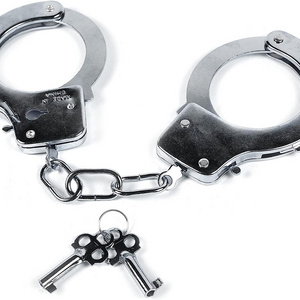 Western Handcuffs Role Play Toys Cowboy Sheriff Police Costume for Kids metal cuffs