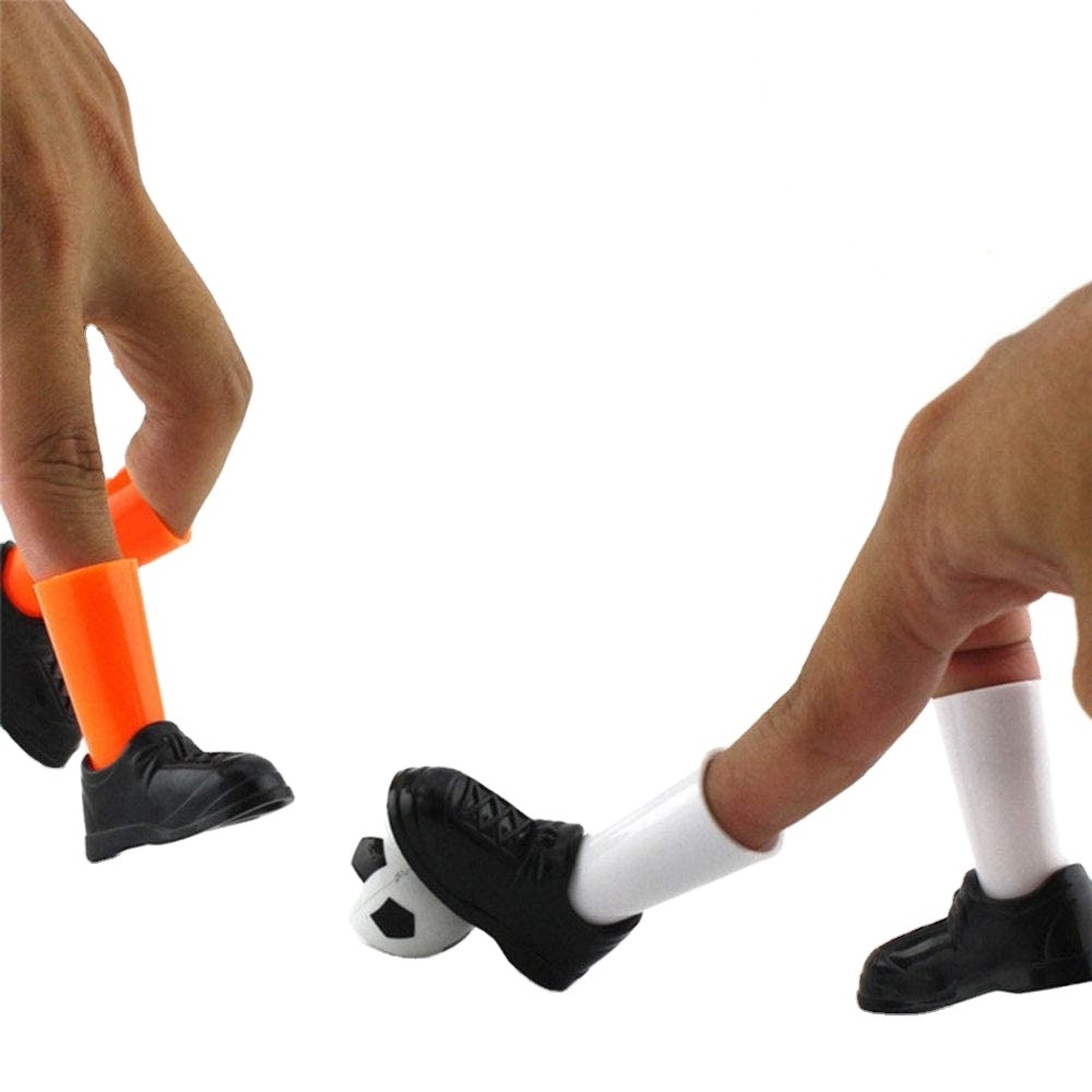 Funny Desktop Mini Finger Soccer Fans Club Game Finger Footballs Match Toys Table Game Set with Two Goals