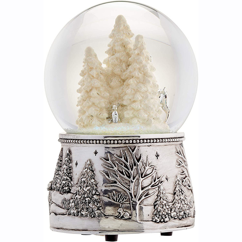 Custom Wholesale North Pole Bound Christmas Snowglobe