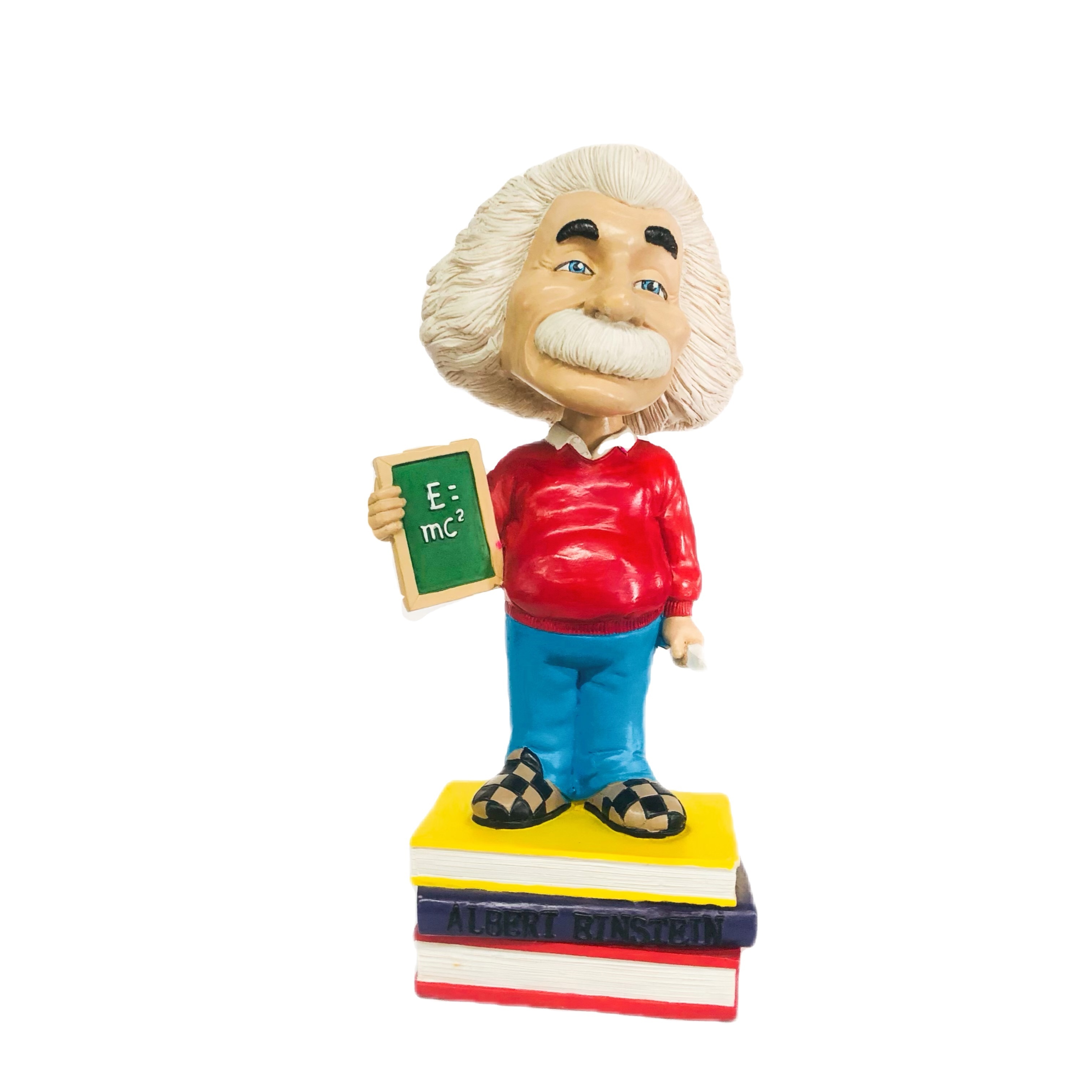 Einstein Bobble head, Exquisite Detail 3D Figurine Collection for Car Home Decoration