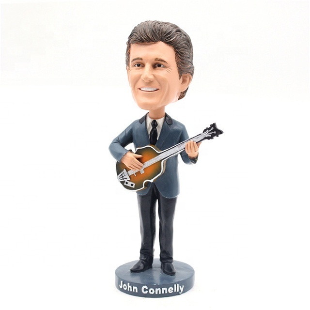 Custom wholesale resins bobblehead rock music figures men and women figurine year-end awards celebration decarations