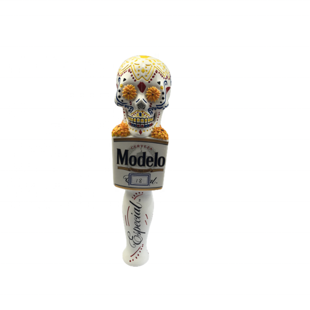 OEM custom attractive funny custom zombie bar beer tap handle for bar decoration