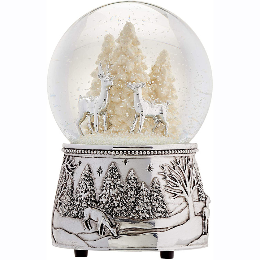 Custom Wholesale North Pole Bound Christmas Snowglobe