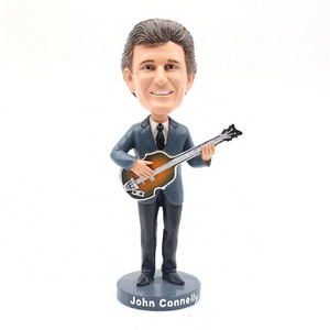 Custom wholesale resins bobblehead rock music figures men and women figurine year-end awards celebration decarations