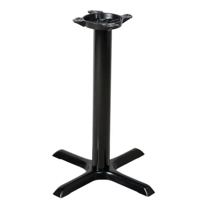 Customized high quality stainless steel square style pedestal table base for furniture