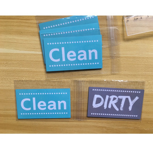 Dishwasher Magnet Clean Dirty Sign - Strongest Magnet Double Sided Flip - Kitchen Flip Magnet  home decor