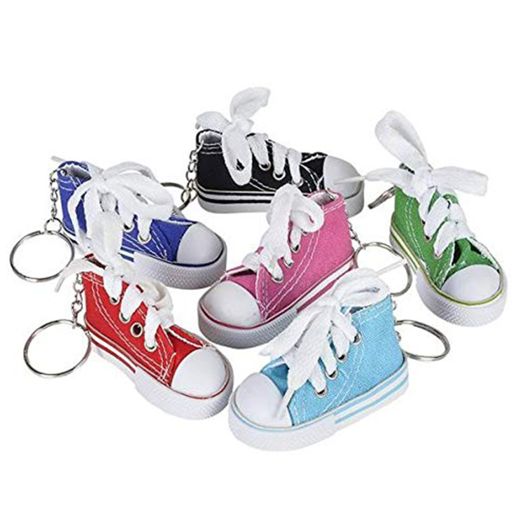 Jinwei Gift Fashion Promotional Mini 3d Shoe PVC Keychain Charms Custom Silicone 3d Sneaker Keychain