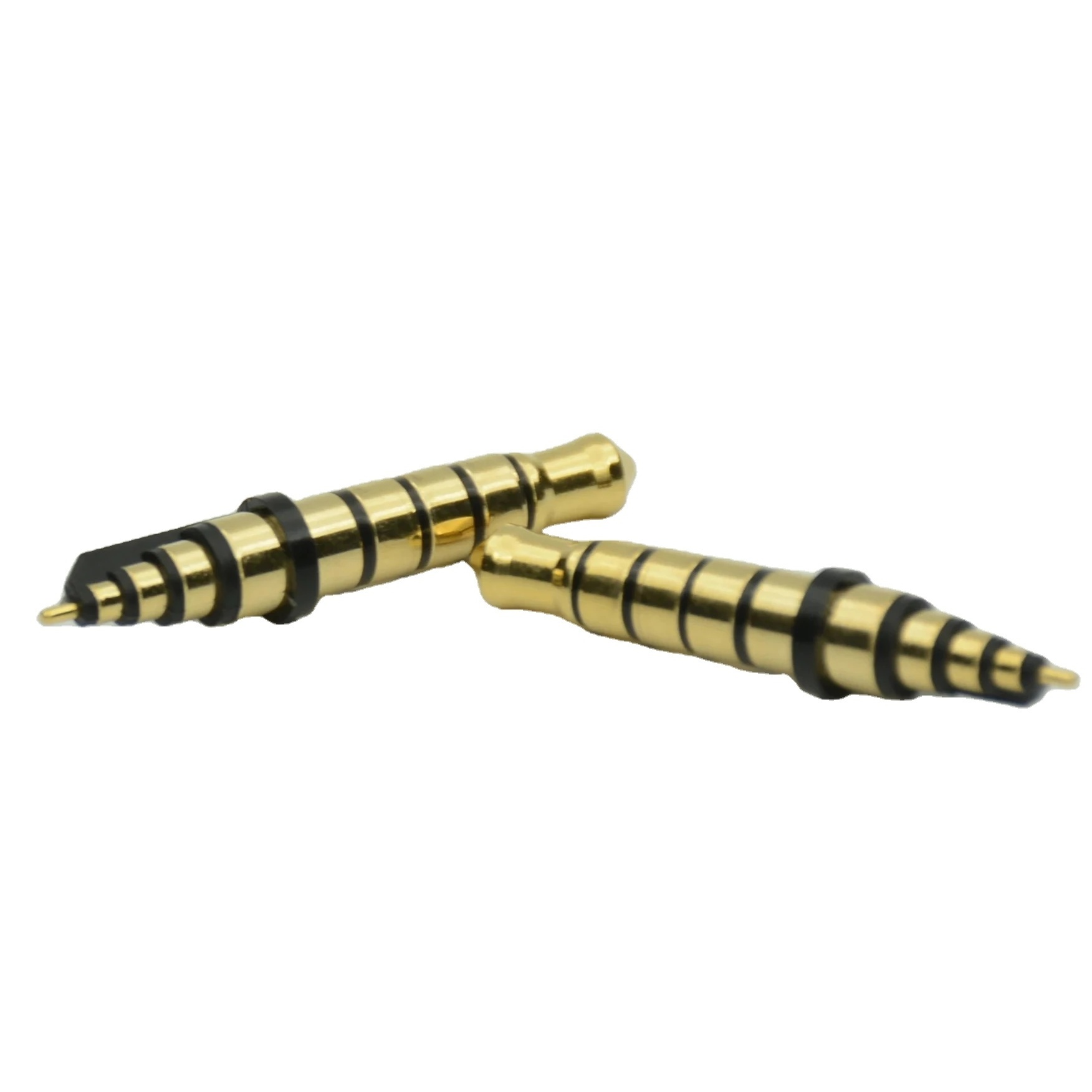 Gold plating solderable male 5 pole 3.5mm audio plug