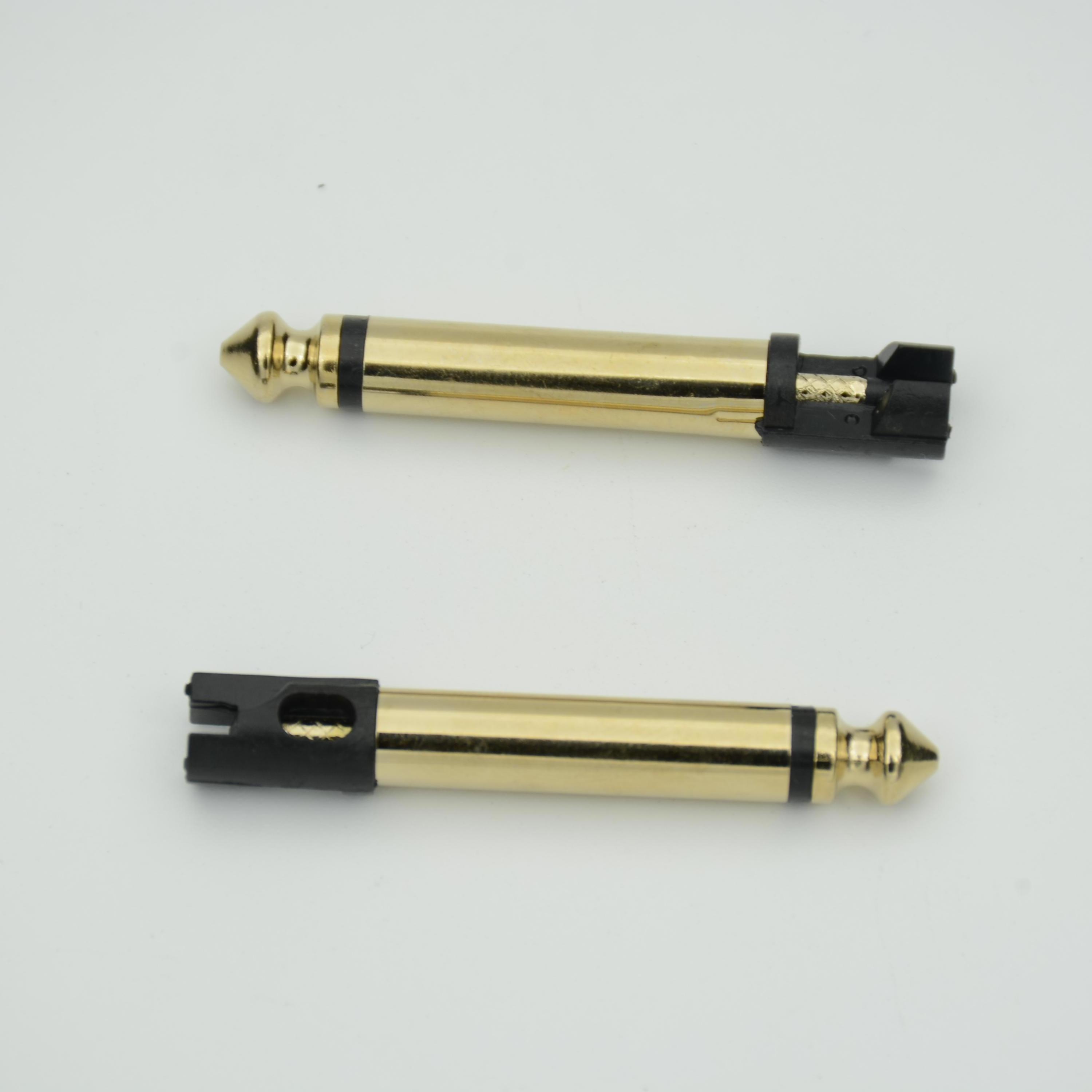 High Quality 6.35mm Plug Gold plating single Stereo Audio Headphone Jack 48L