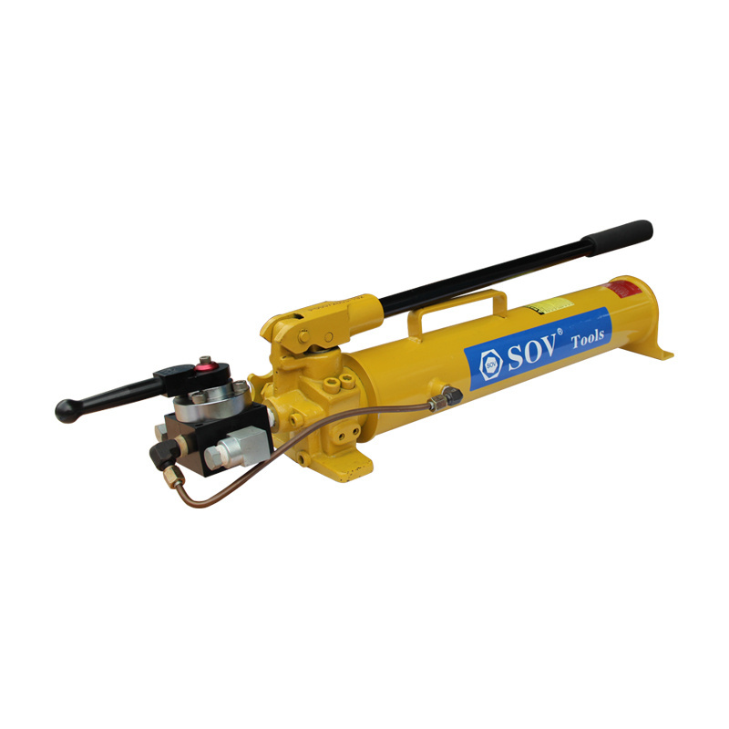 Sov Double Acting Steel Hydraulic Manual Hand Oil Pump For Hydraulic Jack