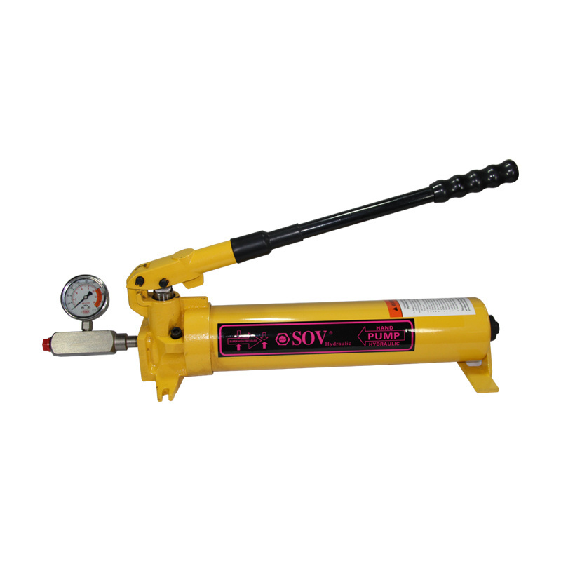 Sov Double Acting Steel Hydraulic Manual Hand Oil Pump For Hydraulic Jack