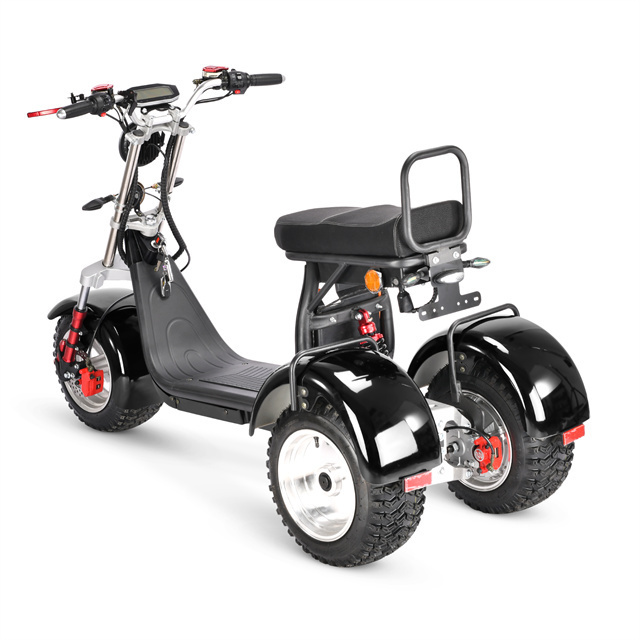 SoverSky USA EU Warehouse 4000w electric tricycle scooter 3 wheel with 2 seats