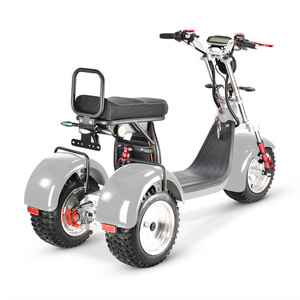 SoverSky fat tire 3 wheel electric scooter 4000w 40ah citycoco for adults