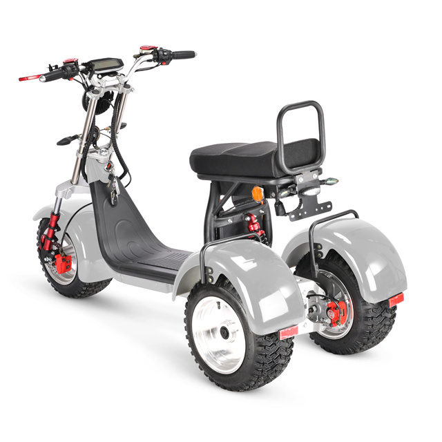 SoverSky fat tire 3 wheel electric scooter 4000w 40ah citycoco for adults