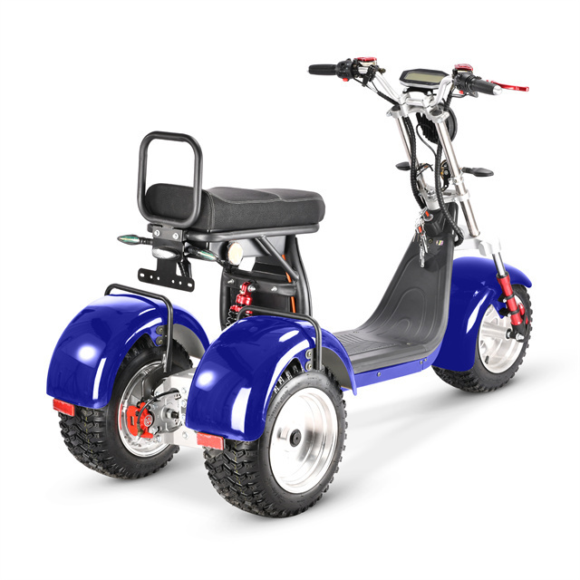 SoverSky new style 60v 4000w electric tricycle scooter 3 wheel motorcycle