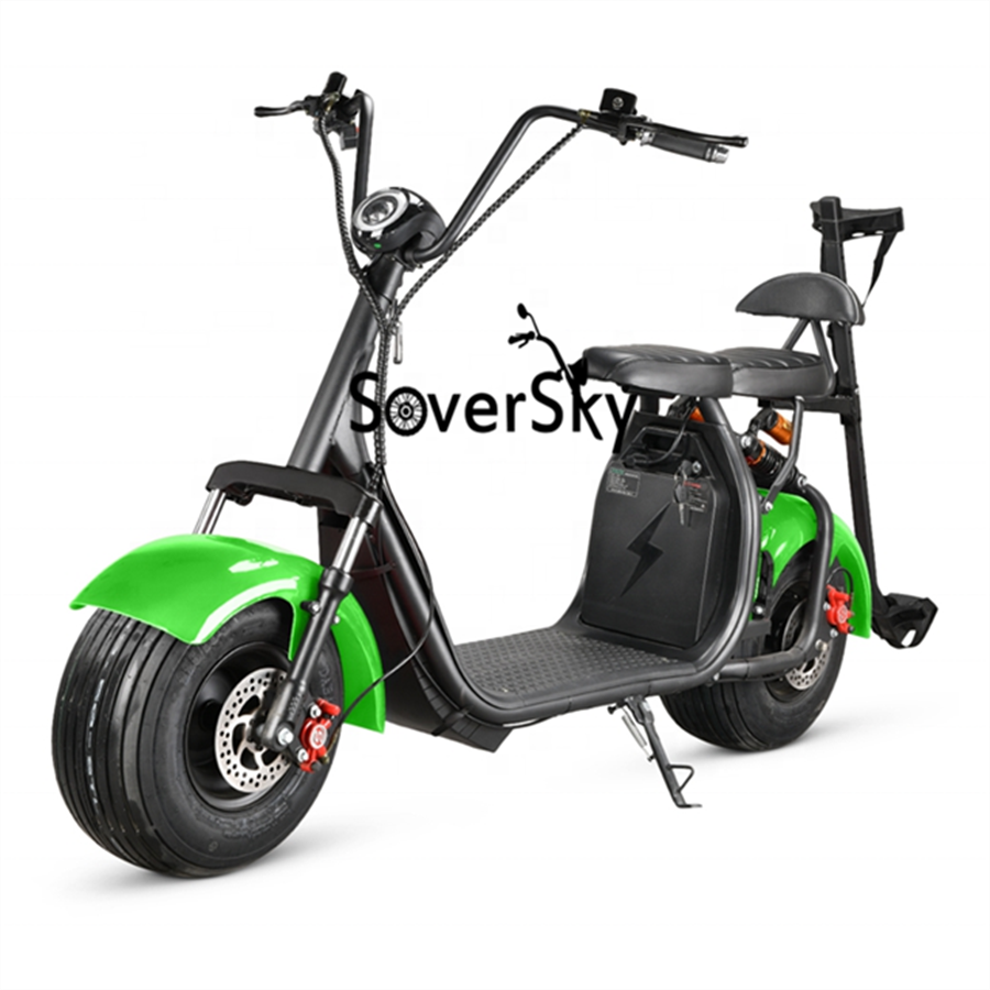 SoverSky Big Wheel 2000W Electric Scooter Citycoco With Disc Brake