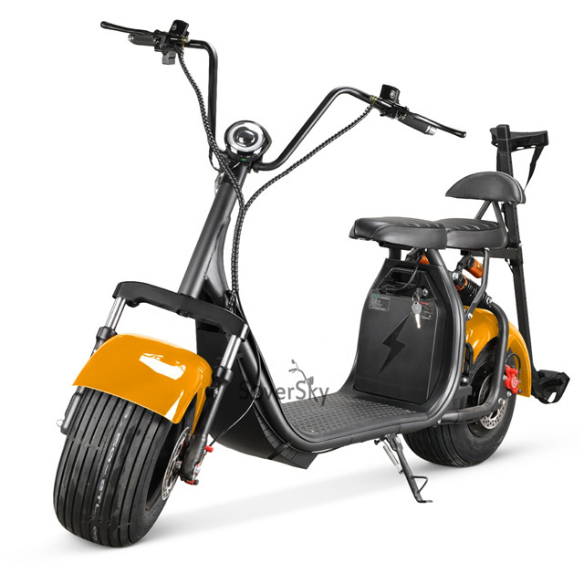 SoverSky fat tire golf citycoco 2000w electric scooter 2 Seater Golf Cart