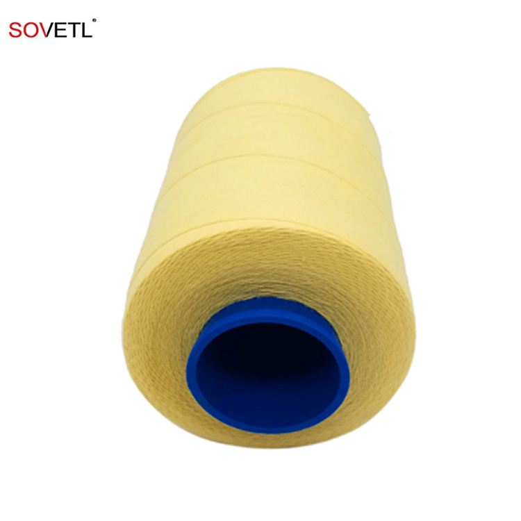 Para Aramid Staple Fiber Thread Custom Color Fireproof Flame Retardant Fire Retardant Aramid Sewing Thread