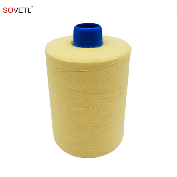 Para Aramid Staple Fiber Thread Custom Color Fireproof Flame Retardant Fire Retardant Aramid Sewing Thread