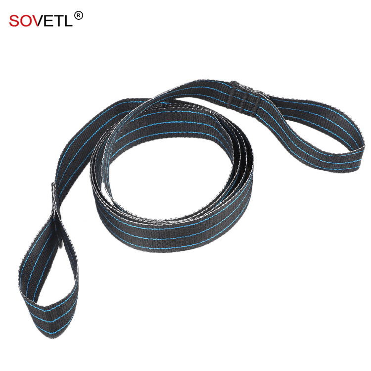 Wholesale 150cm Tree Hammock Suspension Strap UHMWPE Webbing High-quality Tree Strap