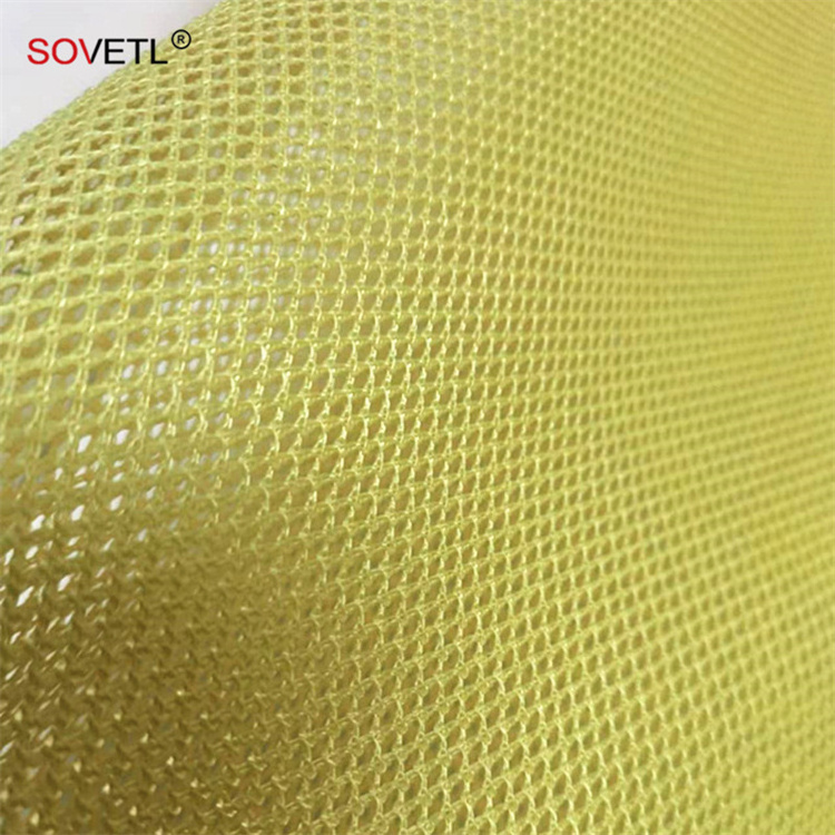 260g High strength high modulus high temperature resistant flame resistant aramid mesh fabric