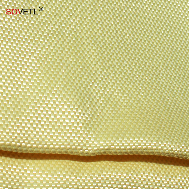 Custom Aramid Woven Fabric High Strength Plain Anti Impact Cut resistant Fire proof Kevlars Para Aramid Woven Fabric