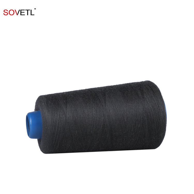 Aramid Short Fiber Thread Heat Fire proof Resistant Fire Retardant Yarn Kevlars Para Aramid Staple Fiber Sewing Thread