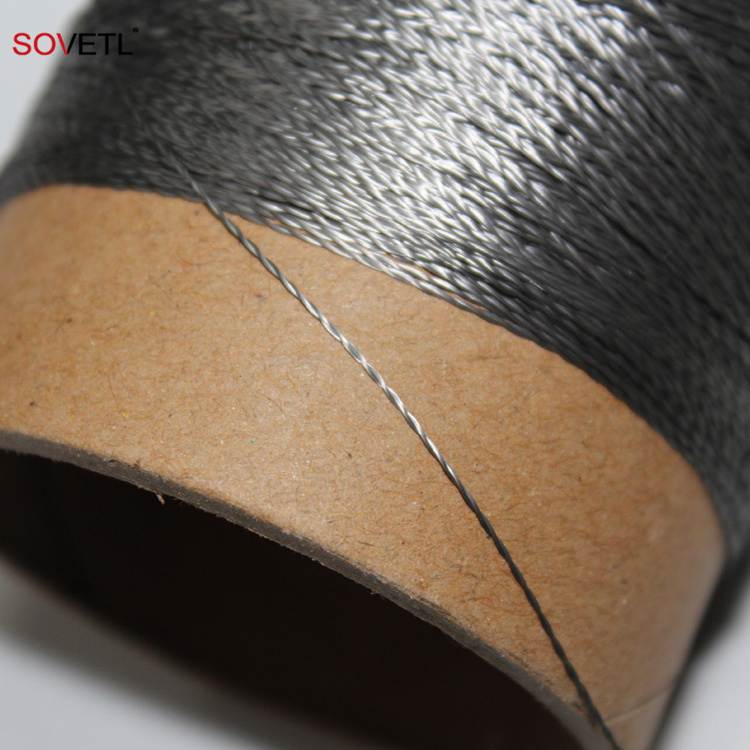 316L Stainless Steel Wire 275f/2 Conductive Sewing Thread