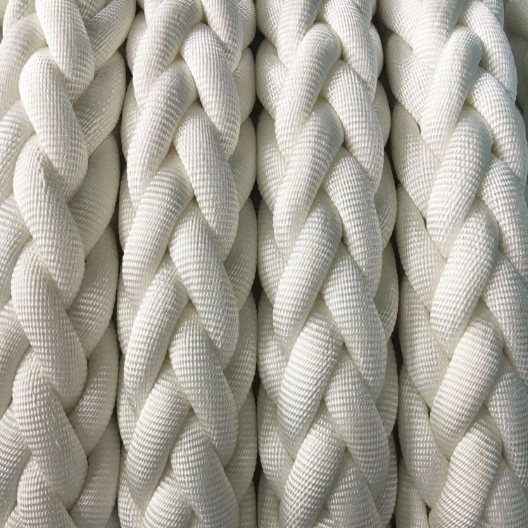 Factory produces High Strength Corrosion-Resistant UMWPE Rope used Mooring Rope for Ships