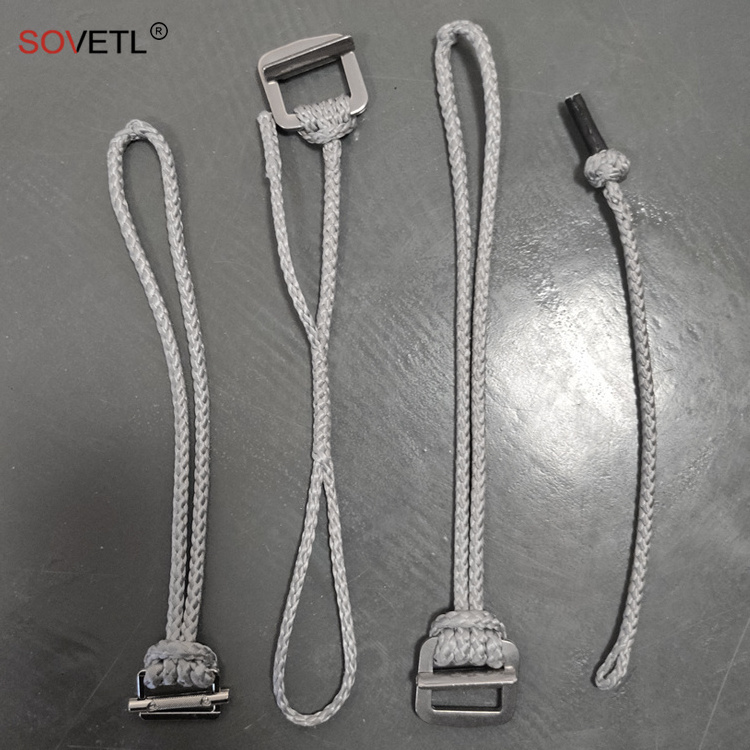 Wholesale Customized Amsteel Rope 8'' Length Cinch Buckle Continuous Loop For Hammock suspension