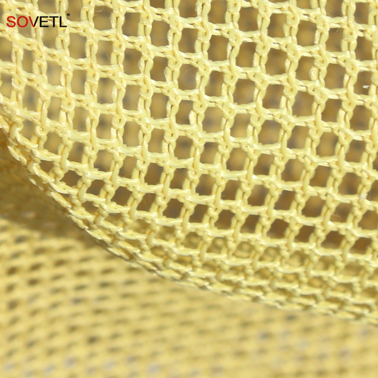 260g High strength high modulus high temperature resistant flame resistant aramid mesh fabric