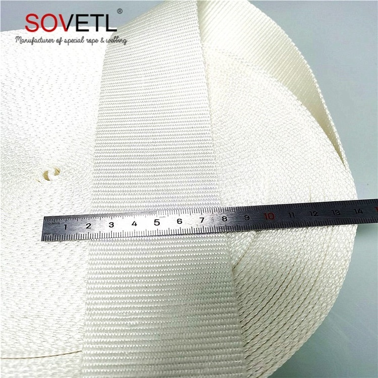 6.6T Weave UHMWPE Webbing Strap Flat Sling Belt 60x2mm