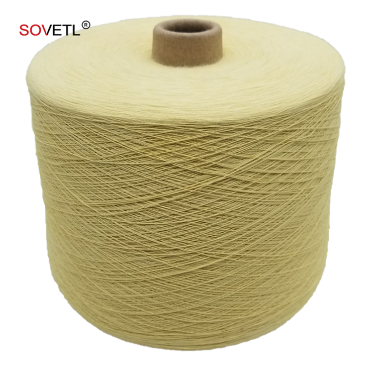 Aramid Short Fiber Thread Heat Fireproof Resistant Fire Retardant Kevlars Para Aramid Staple Fiber Sewing Thread