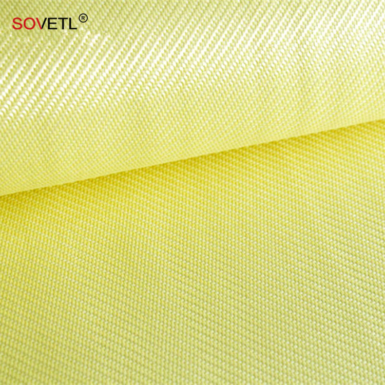 Custom Aramid Woven Fabric High Strength Plain Anti Impact Cut resistant Fire proof Kevlars Para Aramid Woven Fabric