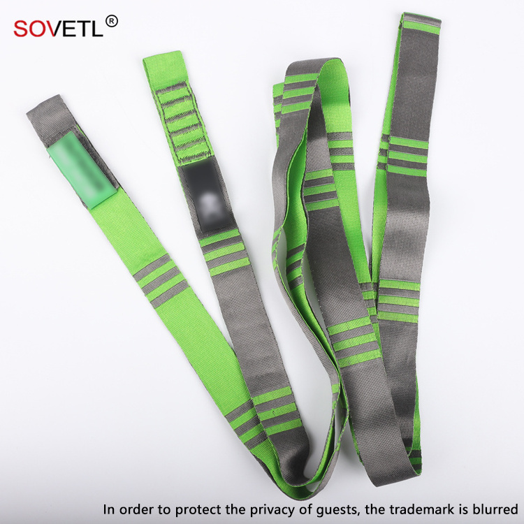 Ultralight Custom Loops Band Abrasion Resistant webbing for Tree Swing Hammock Strap UHMWPE Strap