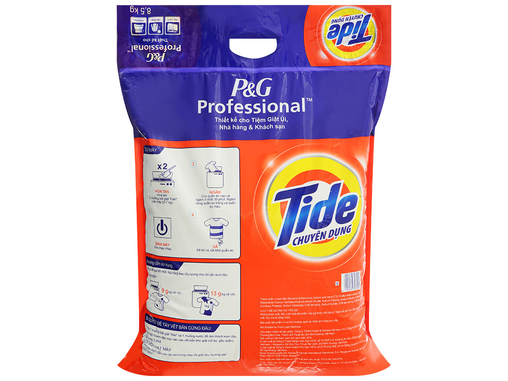 Tide Laundry Detergent Super White 8.5kg wholesale washing powder detergent with the essence of downy freshness Made In Vietnam