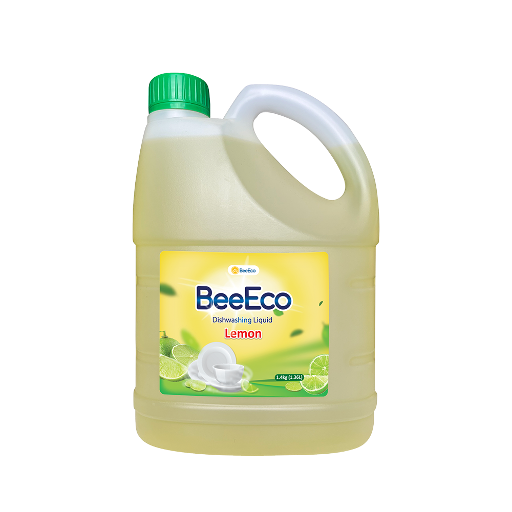 BeeEco Dishwashing Liquid Lemon 1.4Kgx8 Wholesale Biodegradabl Eco-Friendly