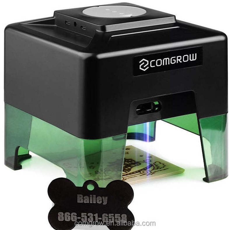 Portable Small size high quality mini desktop diode 5w 3d laser engraving and cutting machine App mini laser engraving machine