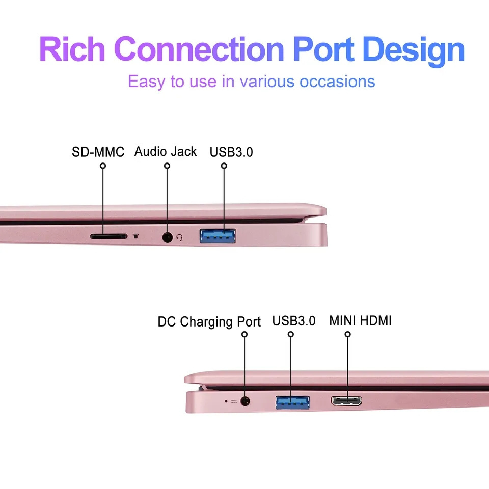 Hot Selling Product National Standards Color Slim Laptop Slim  14 Inch Computers With Touch Screen