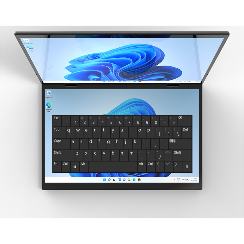 2024 New Laptop Dual Screen Touch Screen Win 10/ Win 11 360 Degree Flip Unlimited Play Dual Handwriting Business Laptops