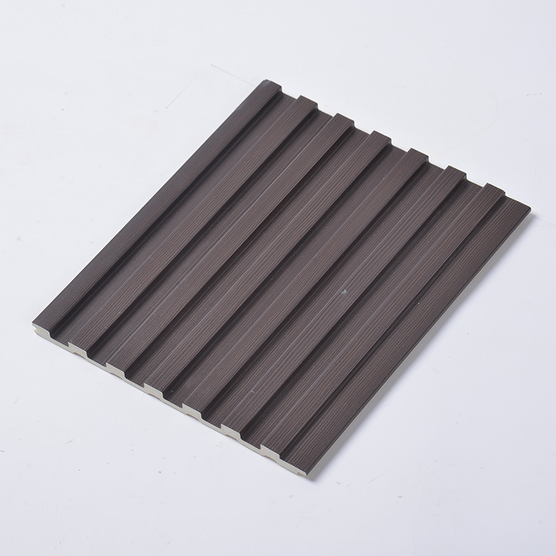 Wpc Fluted Indoor Decorative Strip Wood Wall Plastic Panel Plastic Composite Cladding WPC Slat Wall Panel WPC Wall Panel