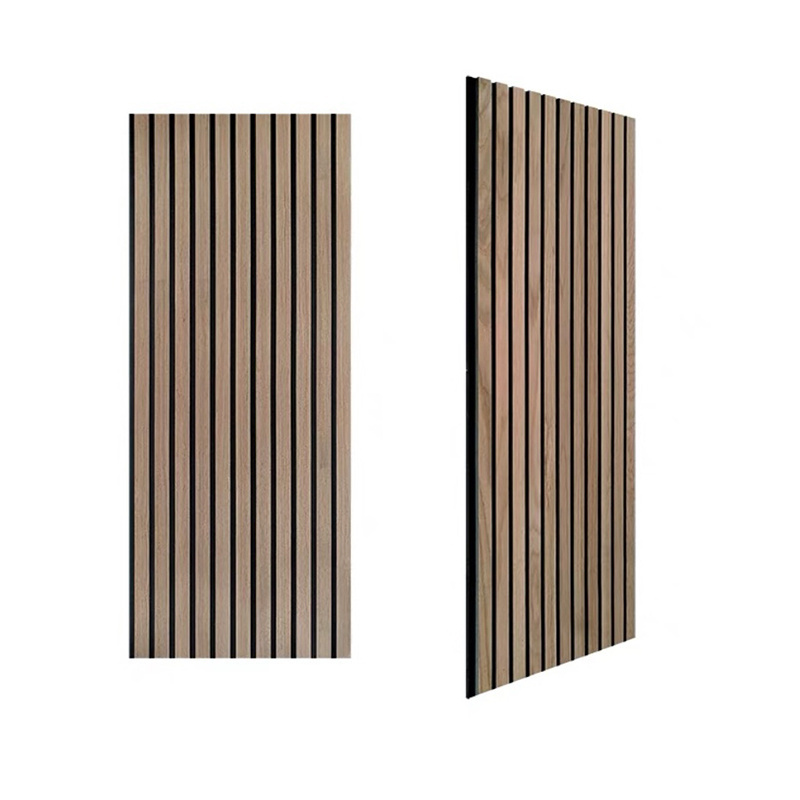 FSC Certified hot Sale Wooden Slat Wall with Fashion decoration design Acoustic Slat Decorative for South Korea market