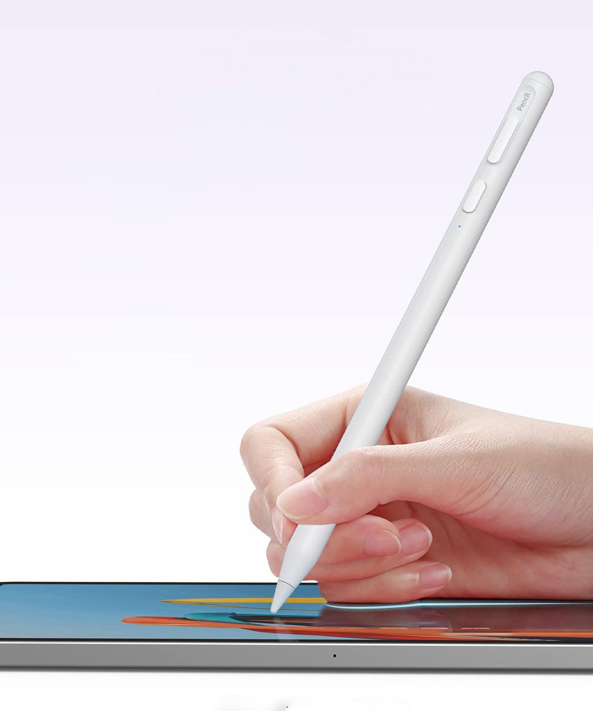 Custom Logo Magnetic Touch Screen Pen Tilt Pressure Drawing Stylus for iPad Pro Made of Durable Metal and Aluminum