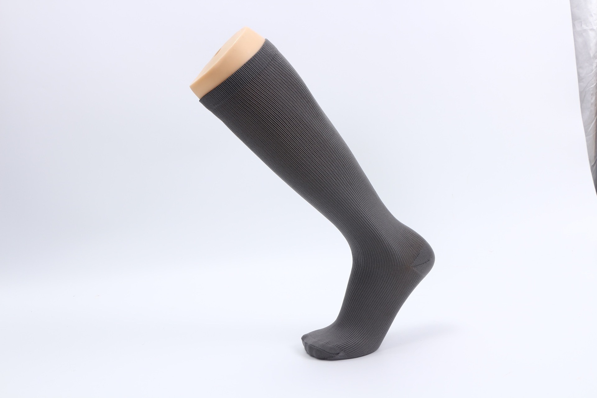 Medias compresivas medicas Calcetines 20-30mmhg plain black blank nurse medical knee high sport compression socks