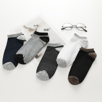 Low Price Wholesale Colorful Cotton Men Ankle Socks