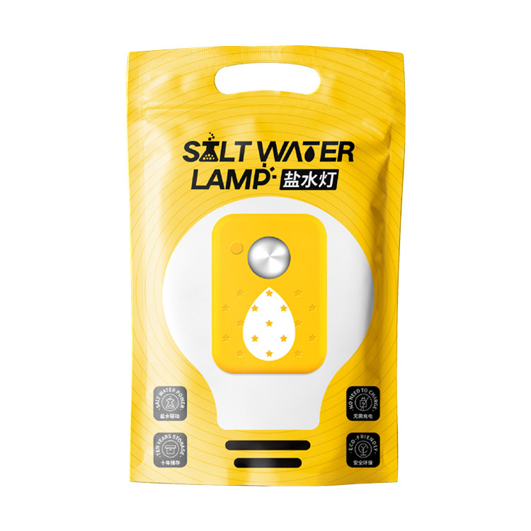 Portable High Brightness Salt Water Lamp Non-toxic Salt And Water Emergency Led Lamp For Outdoor Search And Rescue